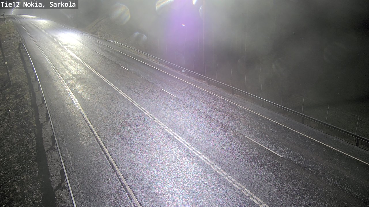 Weather Camera Image Road 12 Nokia, Sarkola, Nokia, Pirkanmaa