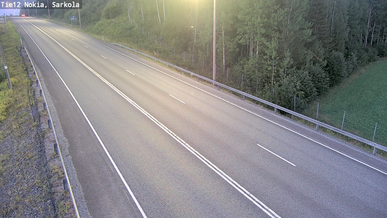 Weather Camera Image Road 12 Nokia, Sarkola, Nokia, Pirkanmaa