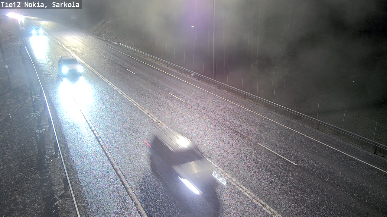 Weather Camera Image Road 12 Nokia, Sarkola, Nokia, Pirkanmaa