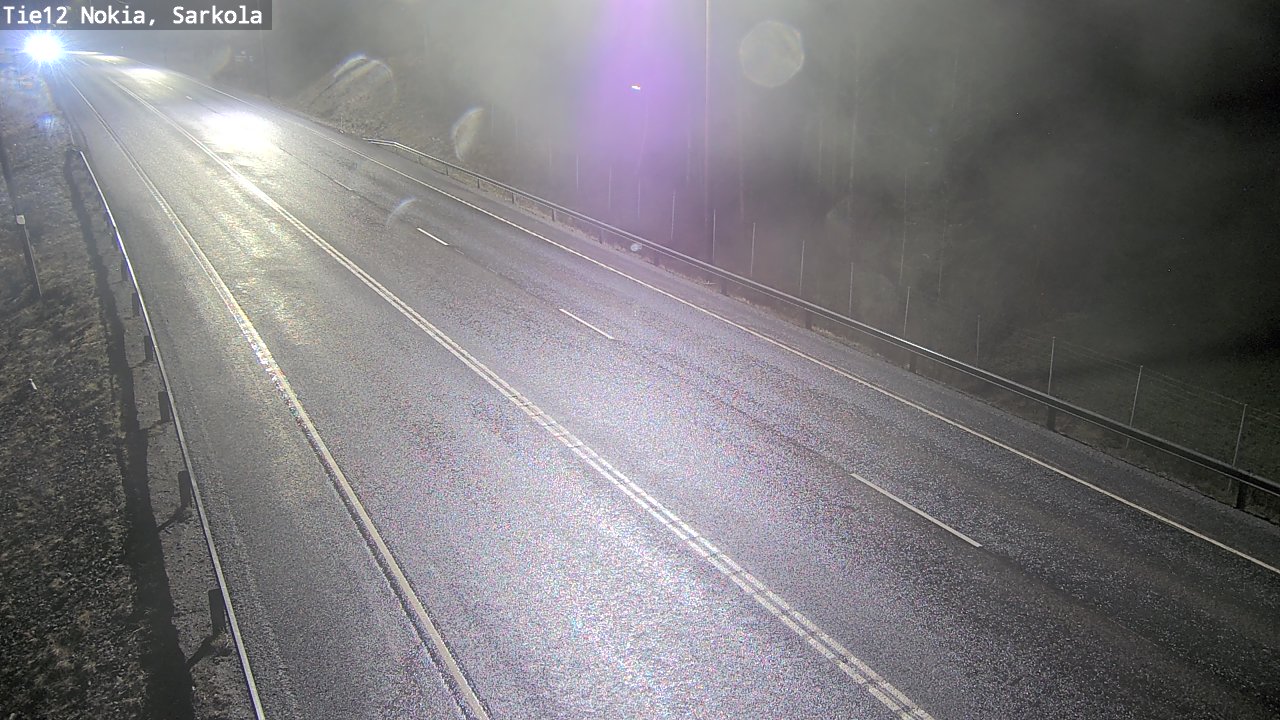 Weather Camera Image Road 12 Nokia, Sarkola, Nokia, Pirkanmaa