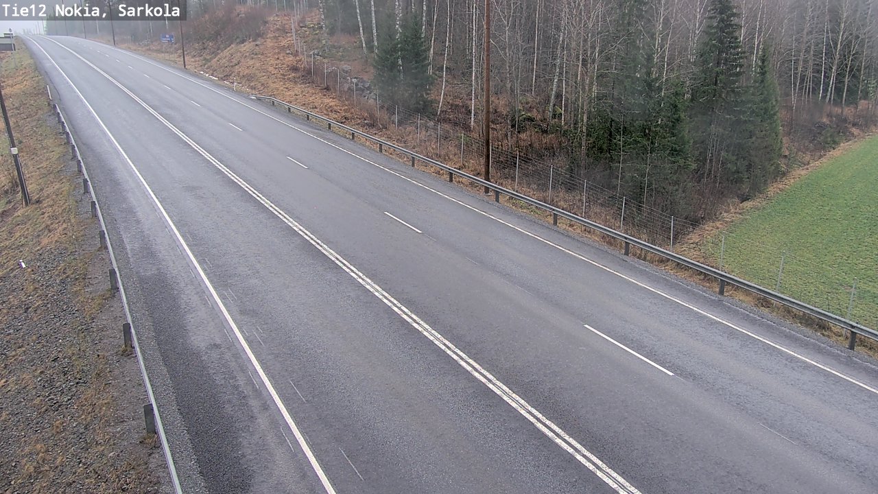 Weather Camera Image Väg 12 Nokia, Sarkola, Nokia, Pirkanmaa