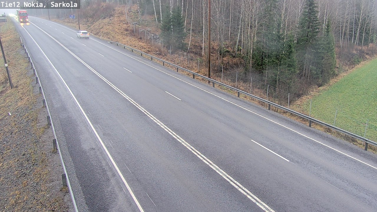Weather Camera Image Väg 12 Nokia, Sarkola, Nokia, Pirkanmaa