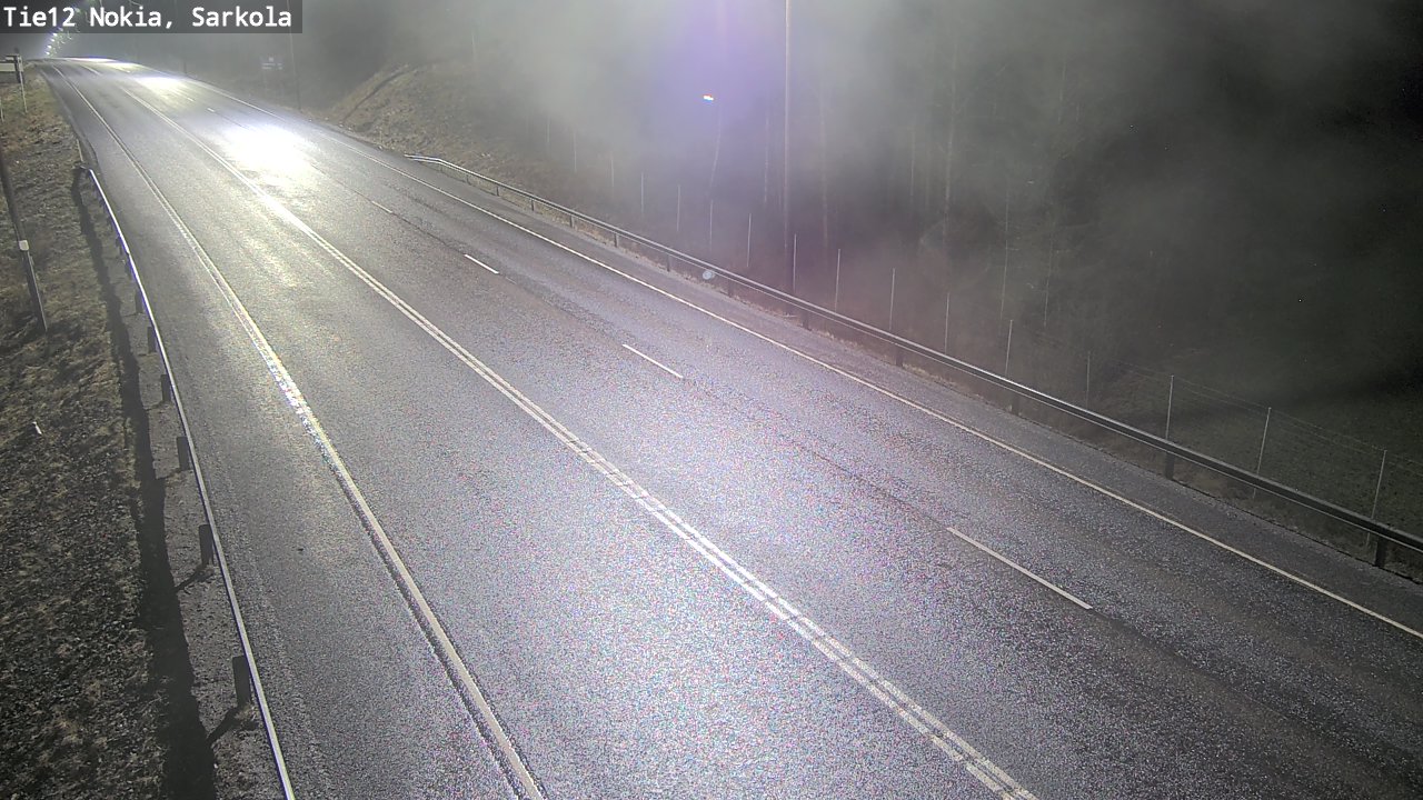 Weather Camera Image Road 12 Nokia, Sarkola, Nokia, Pirkanmaa