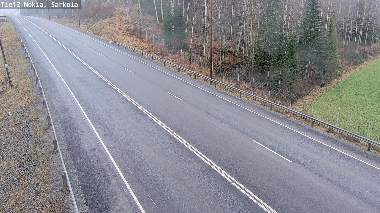 Weather Camera Image Väg 12 Nokia, Sarkola, Nokia, Pirkanmaa