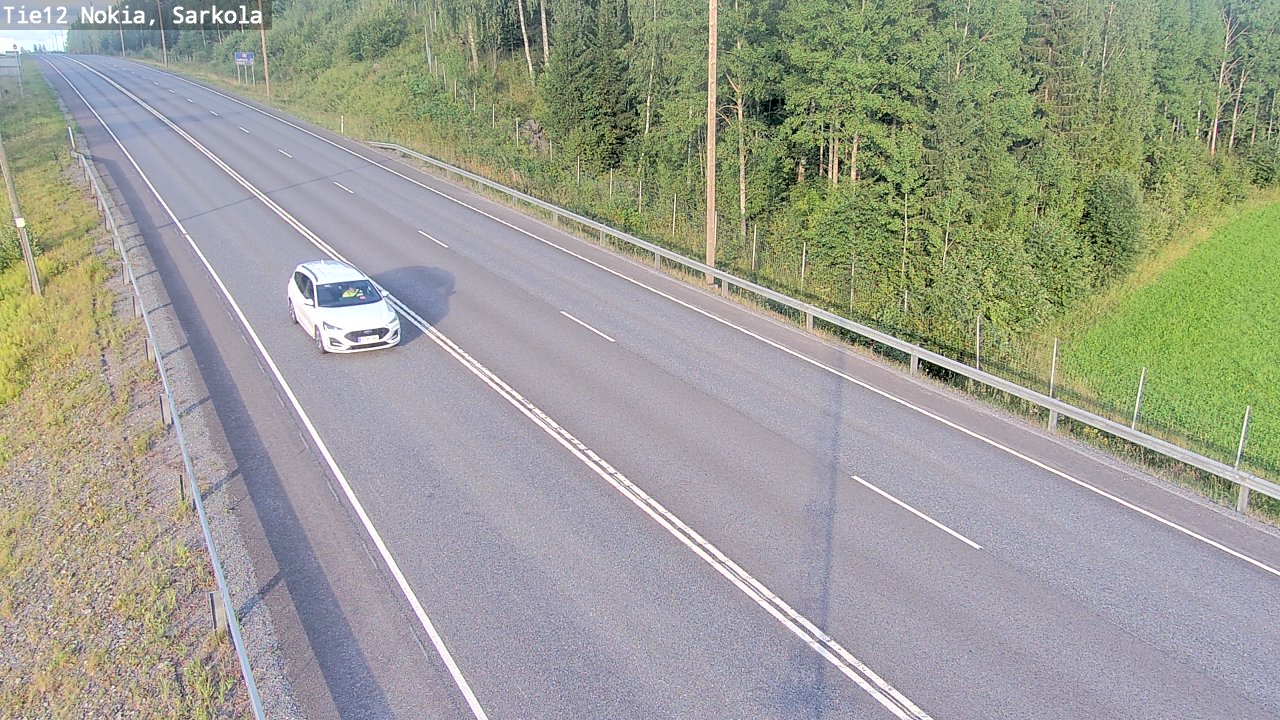 Weather Camera Image Road 12 Nokia, Sarkola, Nokia, Pirkanmaa
