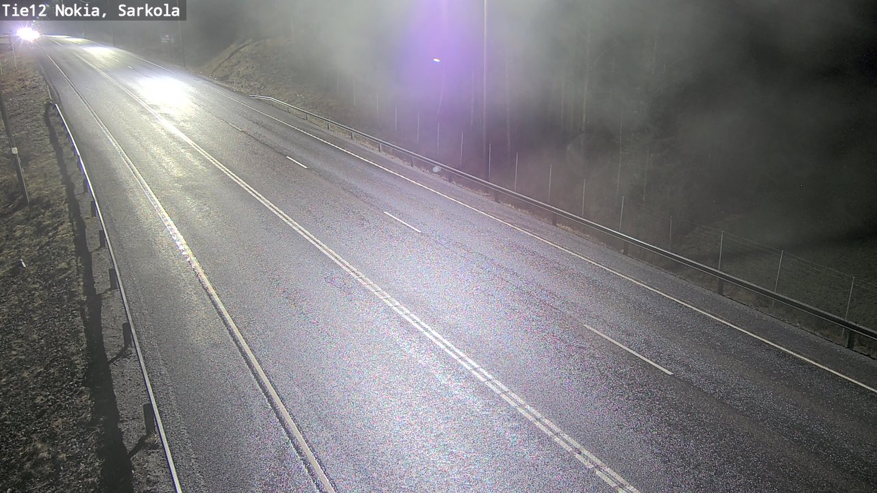 Weather Camera Image Road 12 Nokia, Sarkola, Nokia, Pirkanmaa