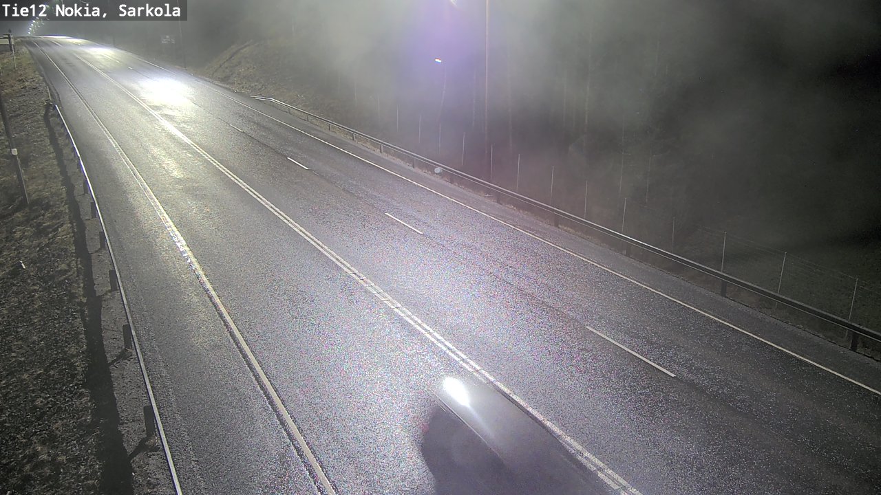 Weather Camera Image Road 12 Nokia, Sarkola, Nokia, Pirkanmaa