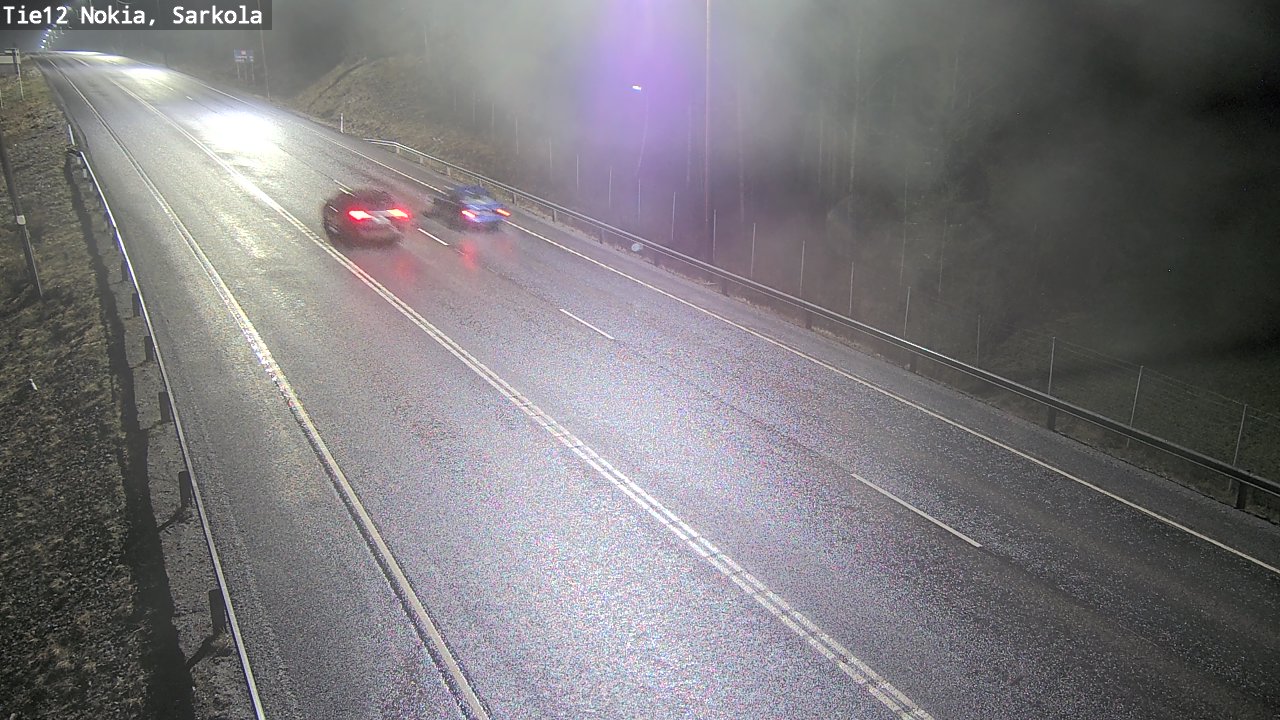 Weather Camera Image Road 12 Nokia, Sarkola, Nokia, Pirkanmaa