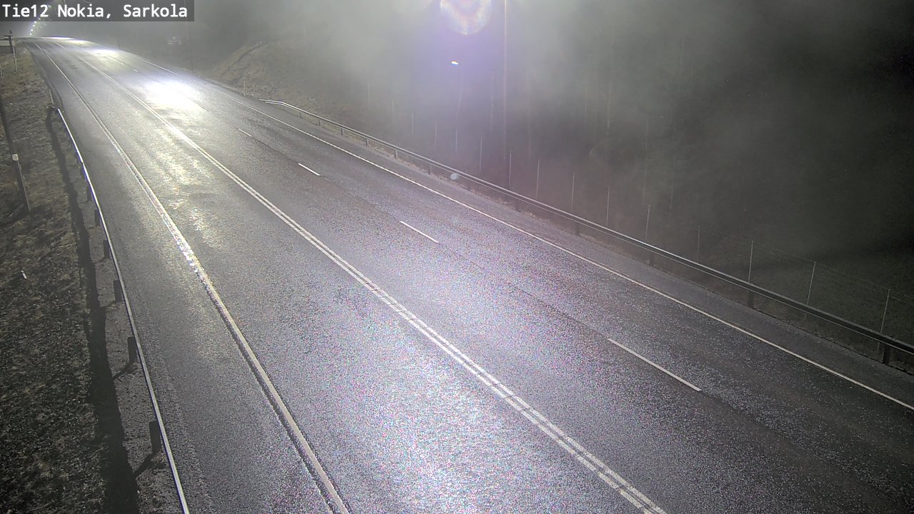 Weather Camera Image Road 12 Nokia, Sarkola, Nokia, Pirkanmaa