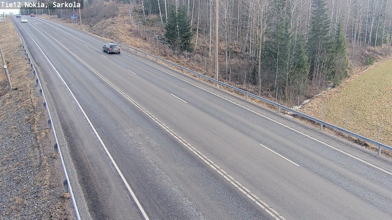 Weather Camera Image Road 12 Nokia, Sarkola, Nokia, Pirkanmaa