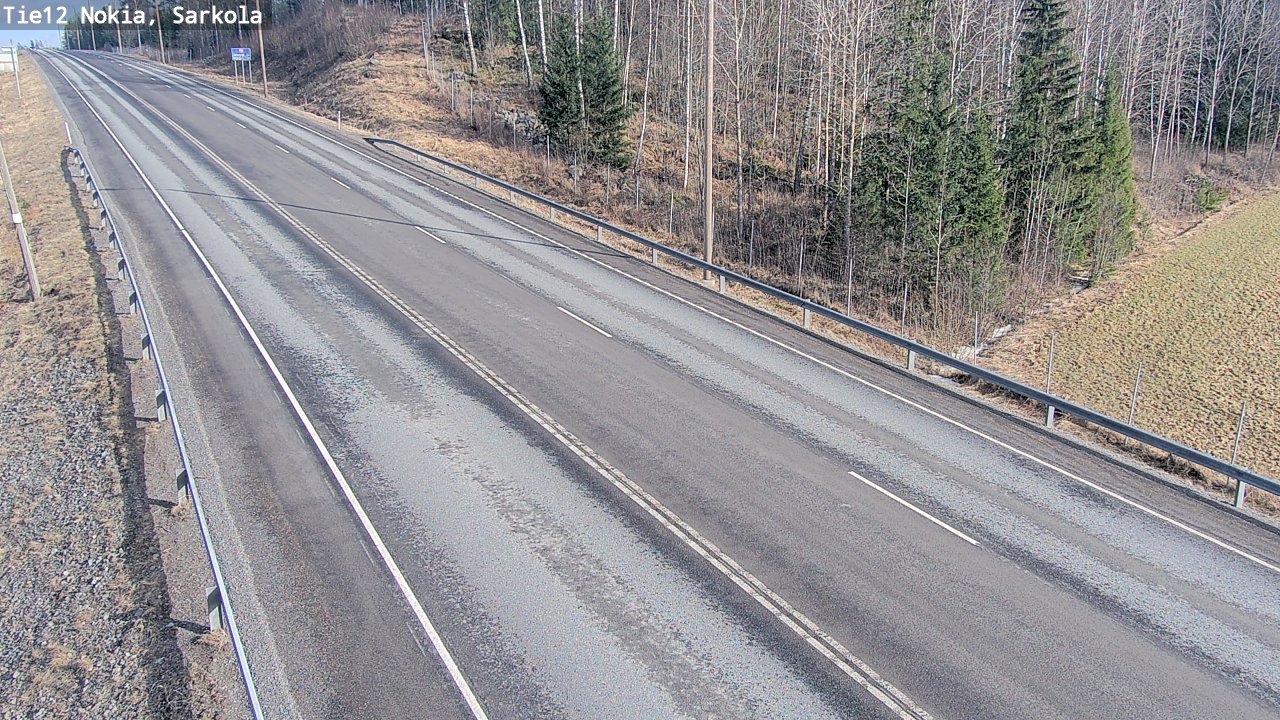 Weather Camera Image Väg 12 Nokia, Sarkola, Nokia, Pirkanmaa