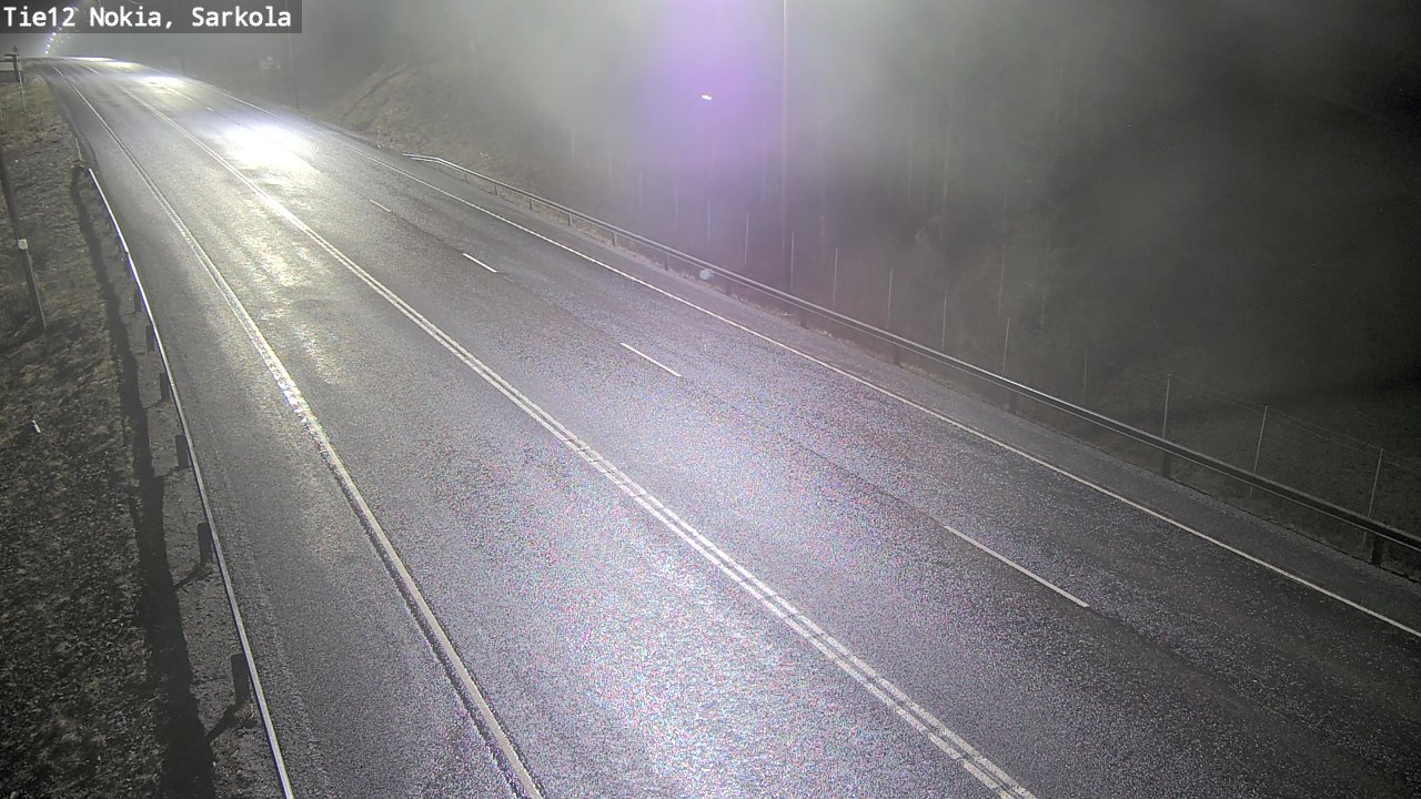 Weather Camera Image Road 12 Nokia, Sarkola, Nokia, Pirkanmaa