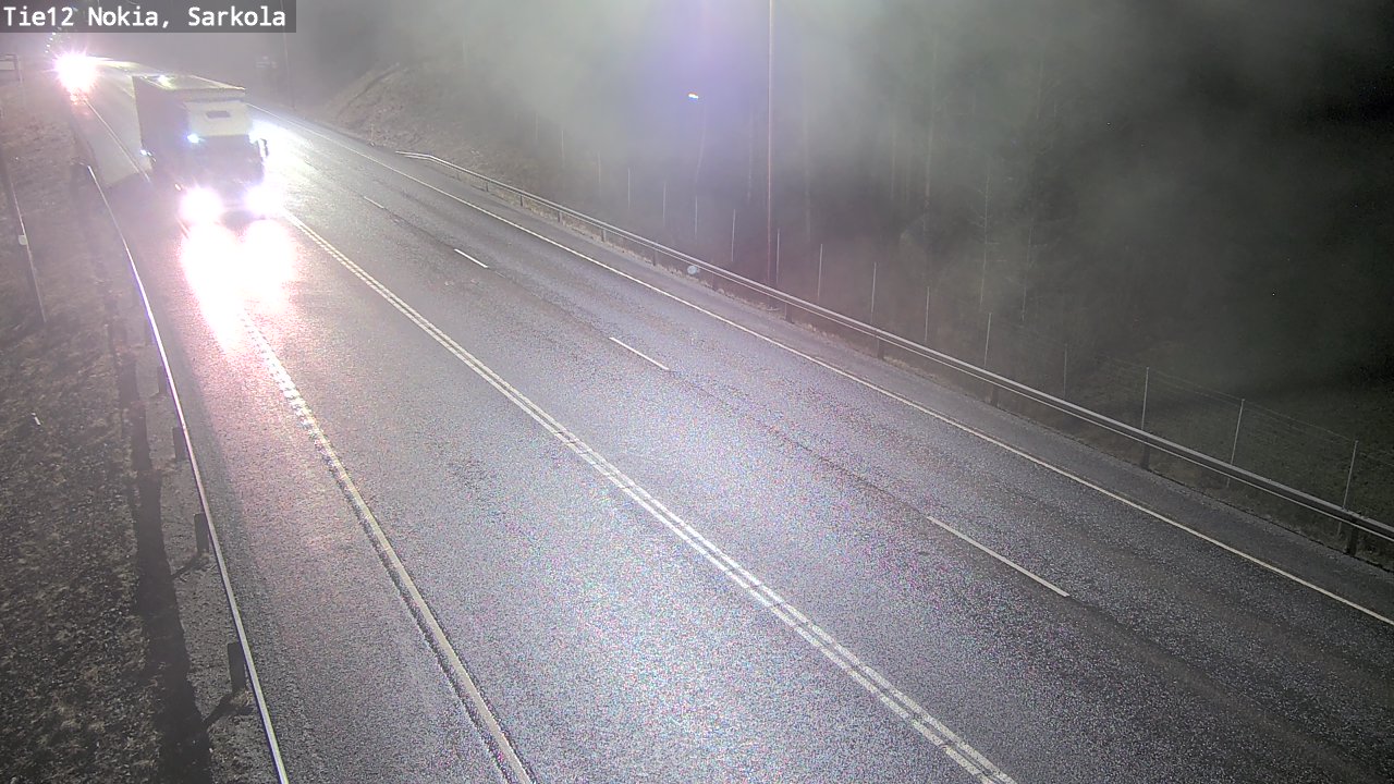 Weather Camera Image Road 12 Nokia, Sarkola, Nokia, Pirkanmaa