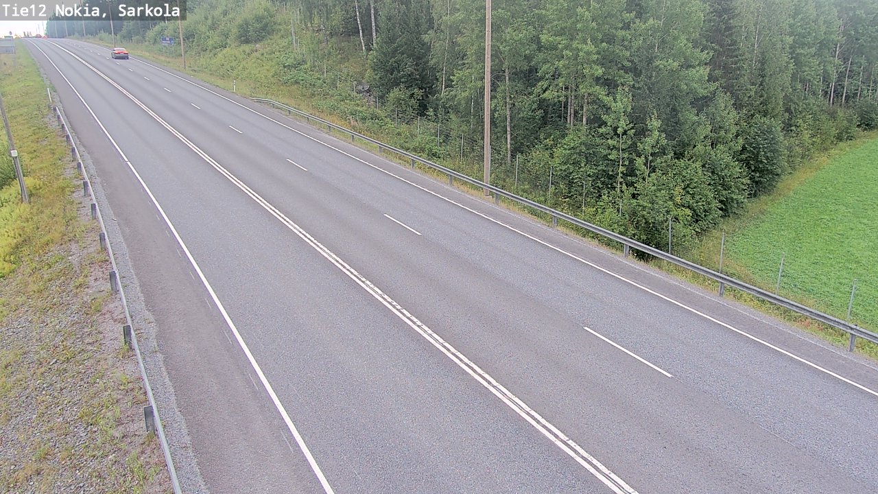 Weather Camera Image Road 12 Nokia, Sarkola, Nokia, Pirkanmaa