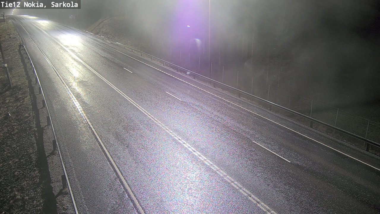 Weather Camera Image Väg 12 Nokia, Sarkola, Nokia, Pirkanmaa