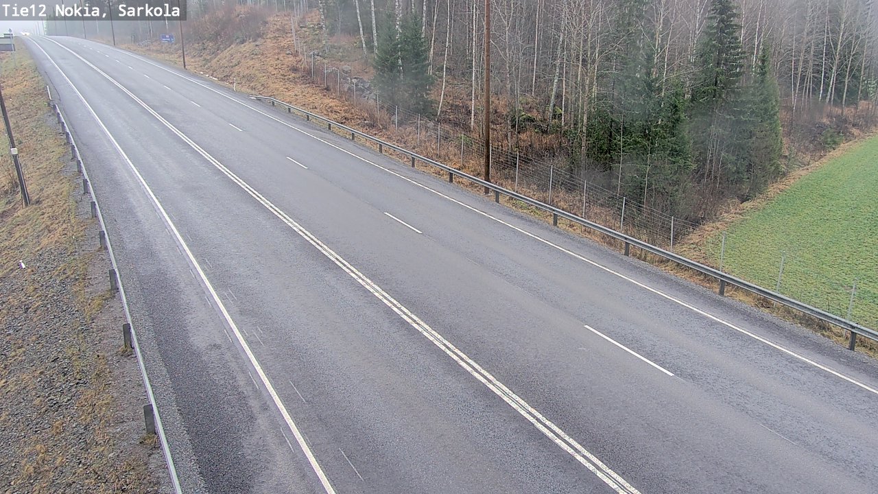 Weather Camera Image Väg 12 Nokia, Sarkola, Nokia, Pirkanmaa