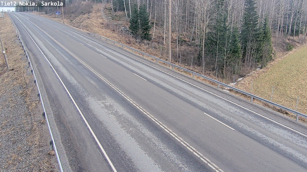 Weather Camera Image Väg 12 Nokia, Sarkola, Nokia, Pirkanmaa