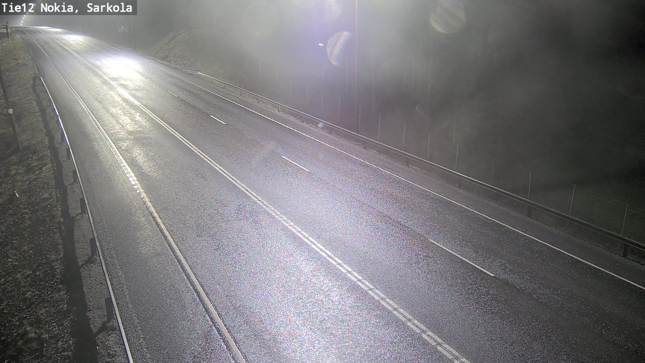 Weather Camera Image Road 12 Nokia, Sarkola, Nokia, Pirkanmaa