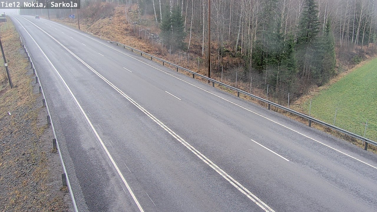 Weather Camera Image Väg 12 Nokia, Sarkola, Nokia, Pirkanmaa