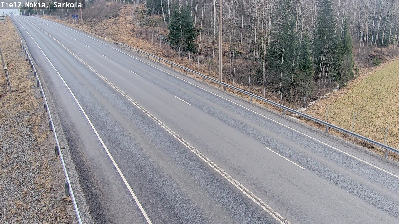 Weather Camera Image Road 12 Nokia, Sarkola, Nokia, Pirkanmaa