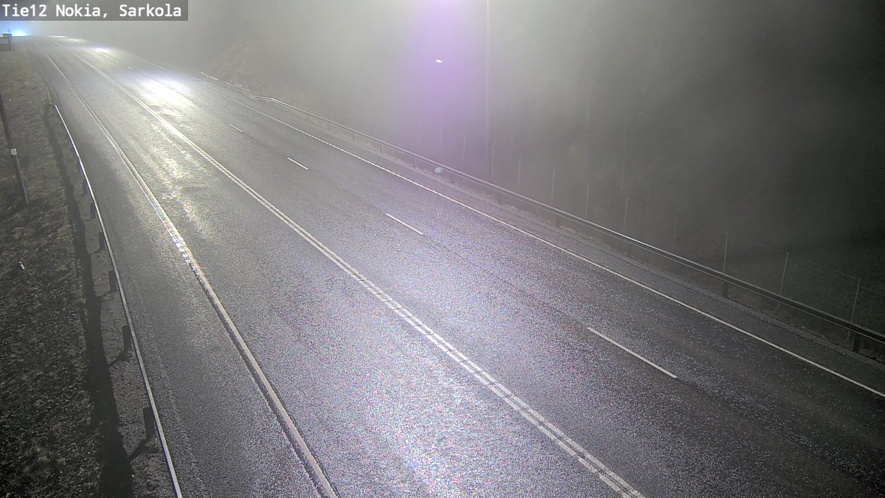 Weather Camera Image Väg 12 Nokia, Sarkola, Nokia, Pirkanmaa