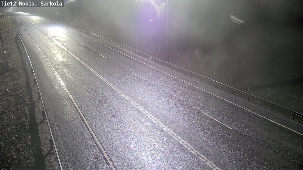 Weather Camera Image Road 12 Nokia, Sarkola, Nokia, Pirkanmaa