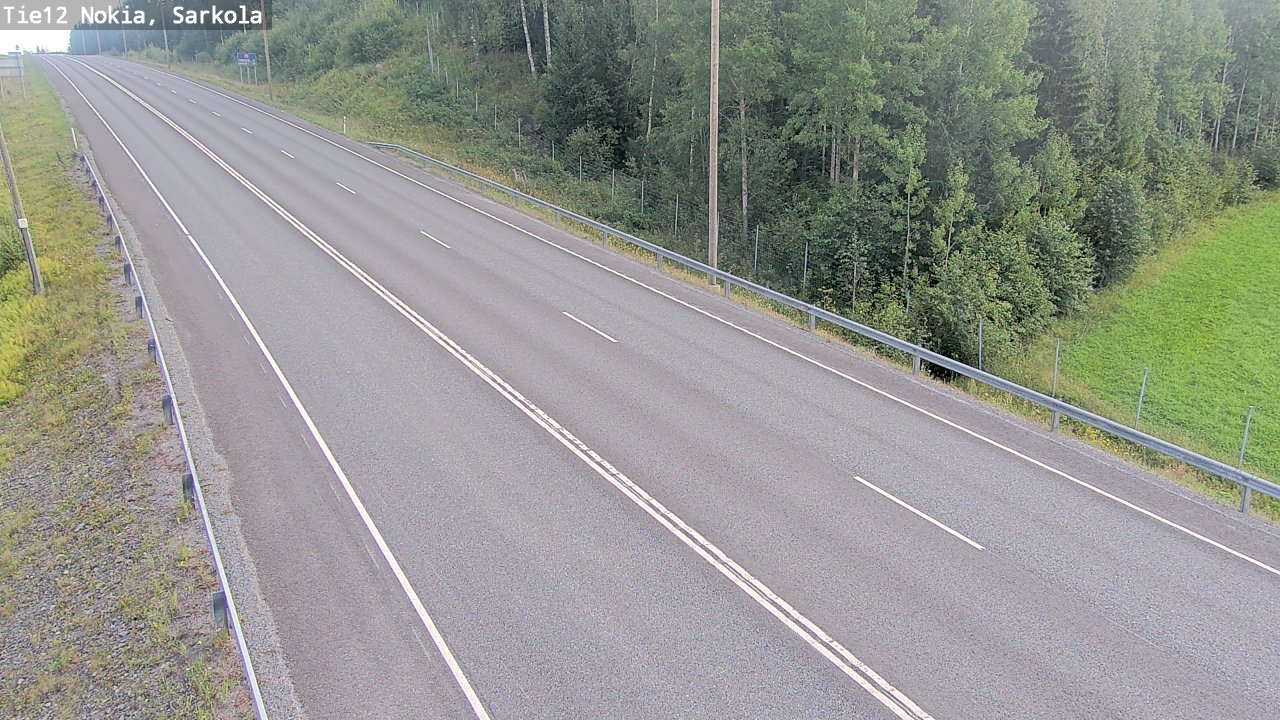 Weather Camera Image Road 12 Nokia, Sarkola, Nokia, Pirkanmaa