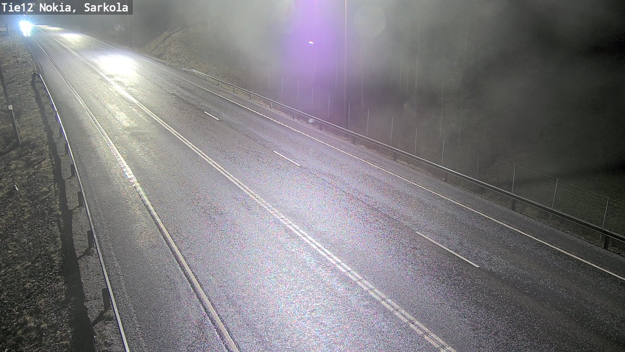 Weather Camera Image Road 12 Nokia, Sarkola, Nokia, Pirkanmaa