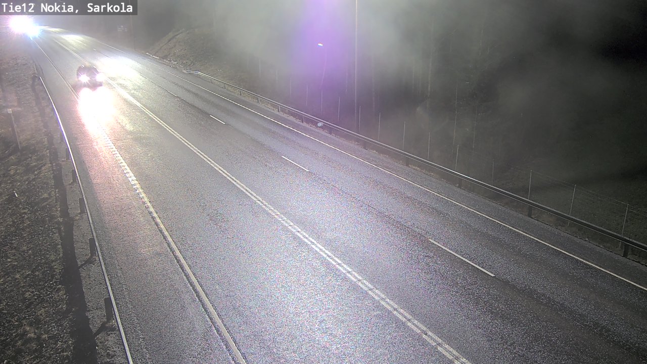 Weather Camera Image Väg 12 Nokia, Sarkola, Nokia, Pirkanmaa