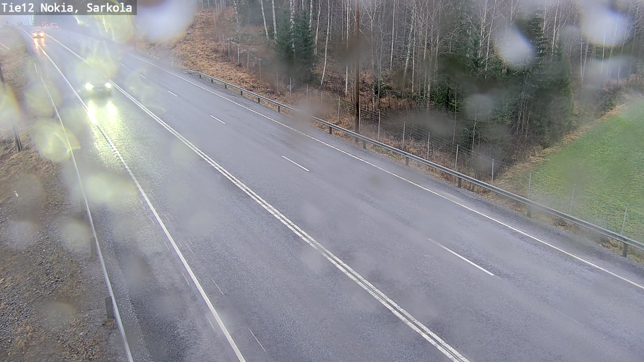 Weather Camera Image Road 12 Nokia, Sarkola, Nokia, Pirkanmaa