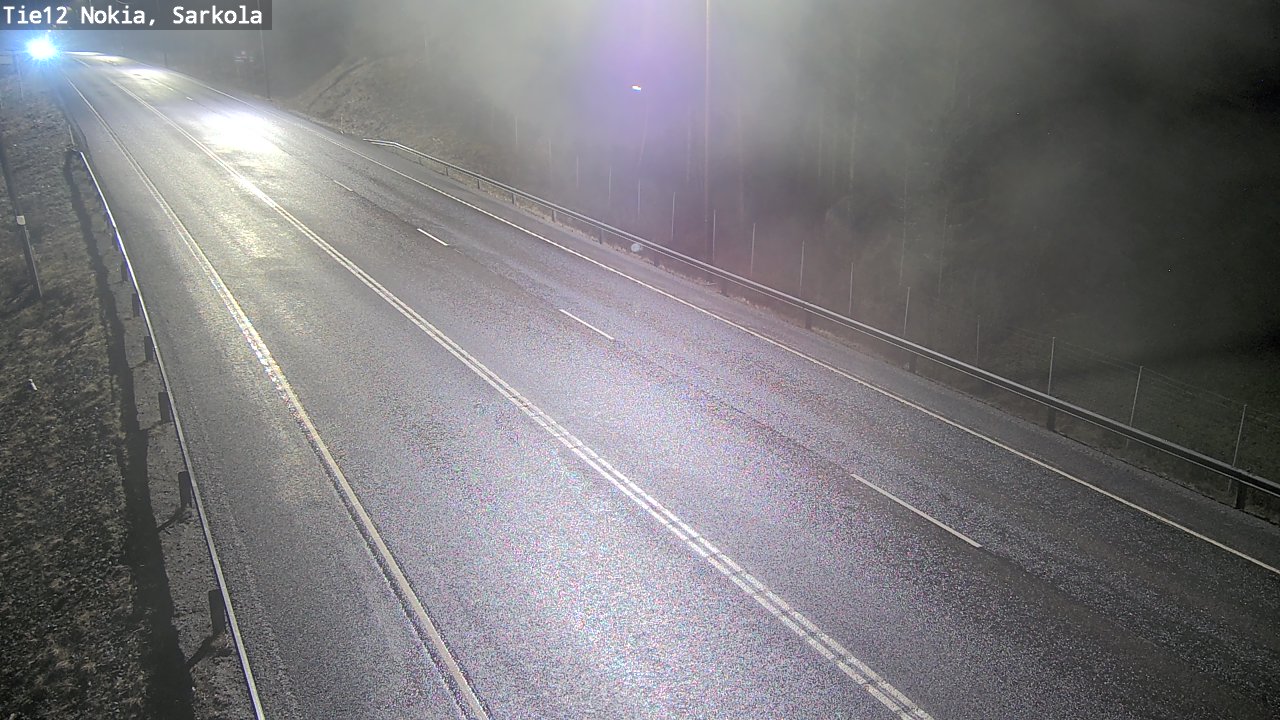 Weather Camera Image Road 12 Nokia, Sarkola, Nokia, Pirkanmaa