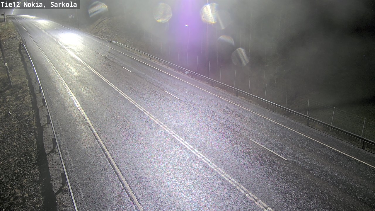 Weather Camera Image Road 12 Nokia, Sarkola, Nokia, Pirkanmaa