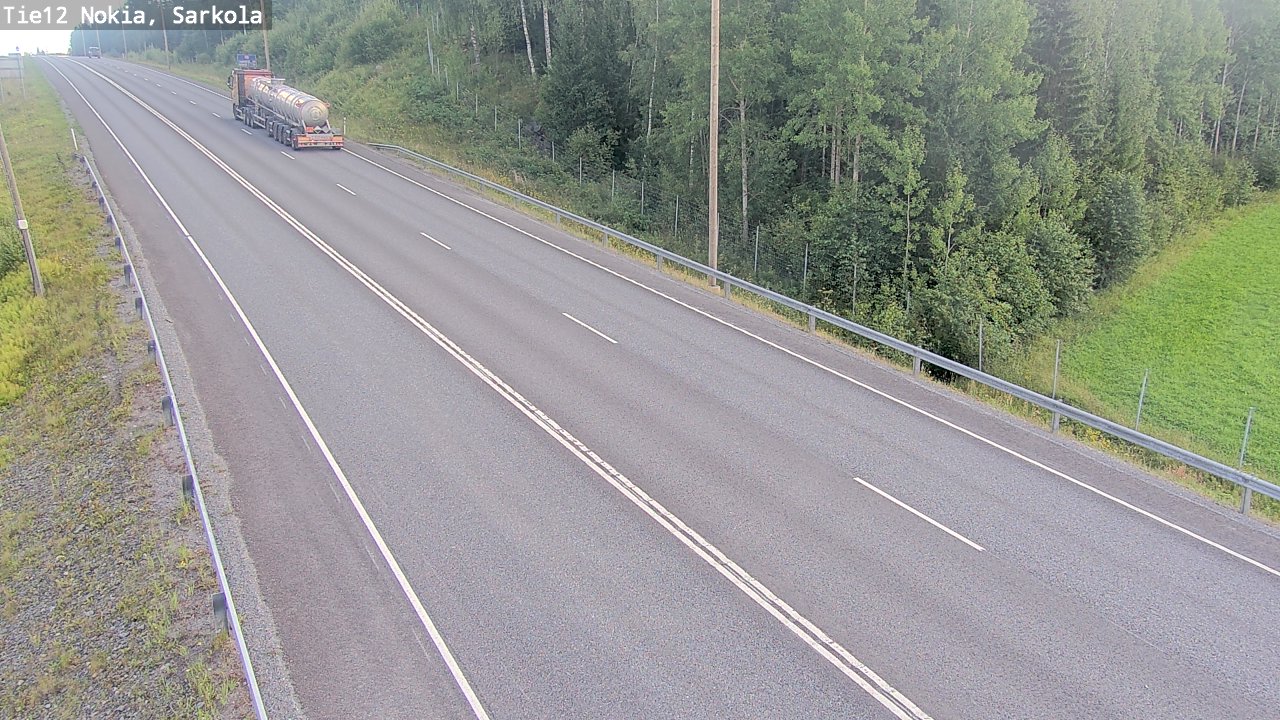 Weather Camera Image Road 12 Nokia, Sarkola, Nokia, Pirkanmaa