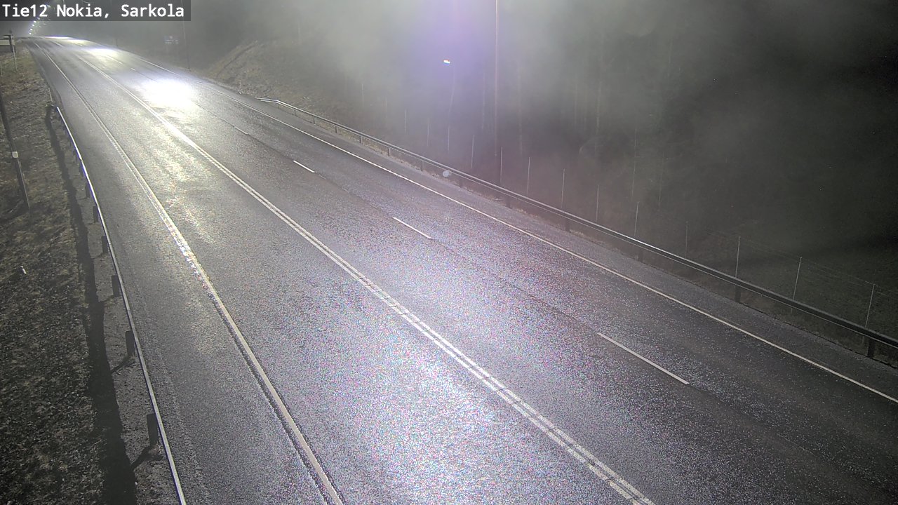 Weather Camera Image Road 12 Nokia, Sarkola, Nokia, Pirkanmaa