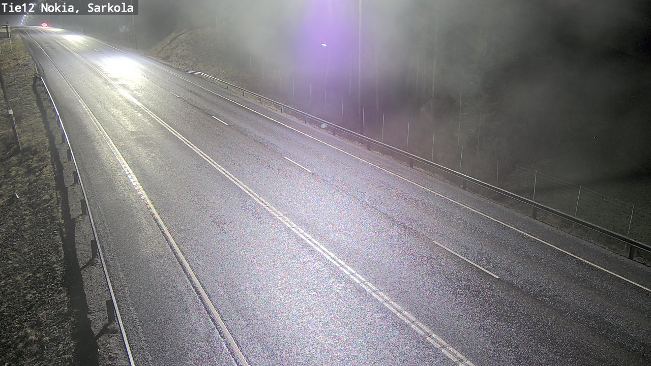 Weather Camera Image Road 12 Nokia, Sarkola, Nokia, Pirkanmaa