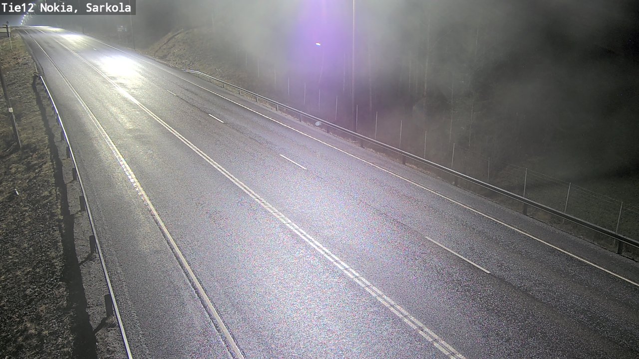 Weather Camera Image Road 12 Nokia, Sarkola, Nokia, Pirkanmaa