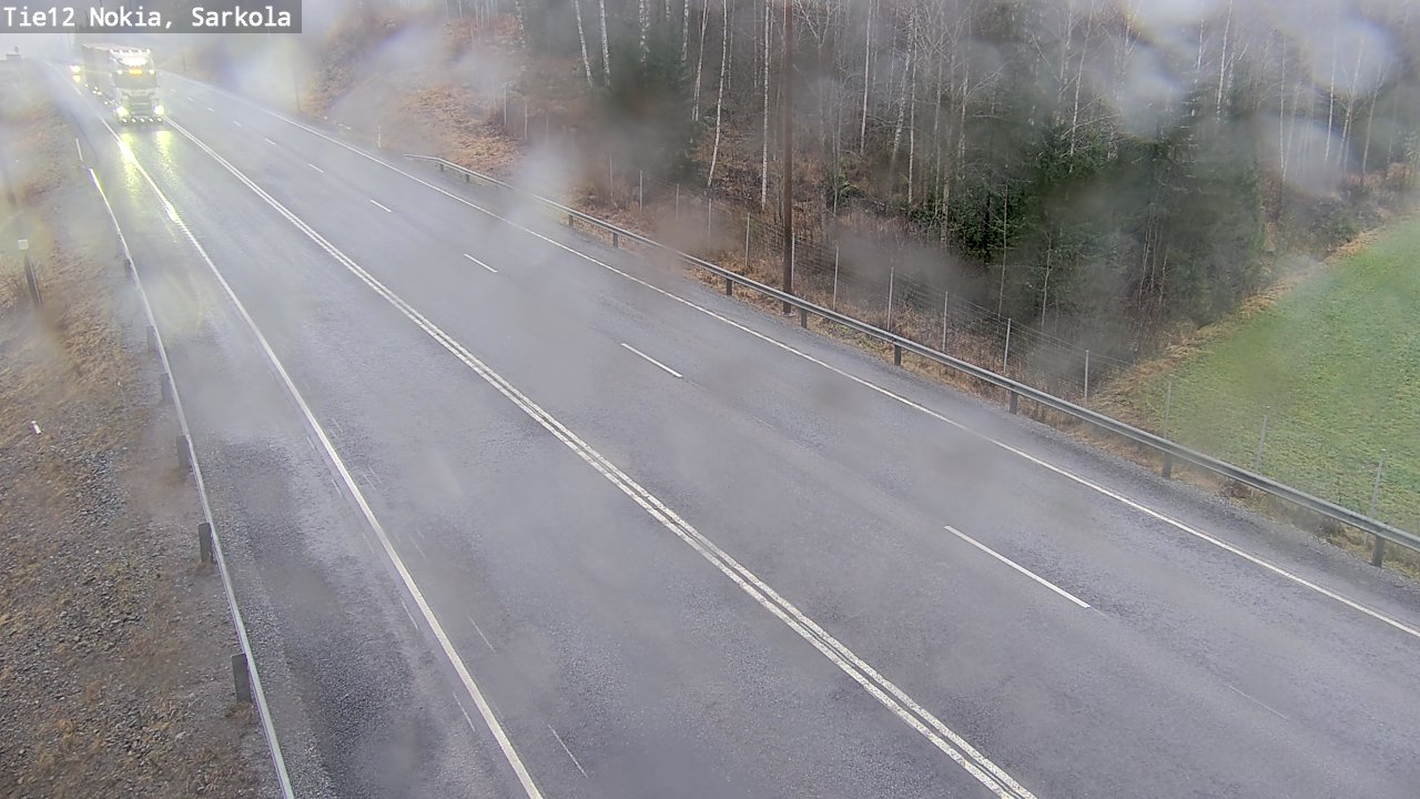 Weather Camera Image Road 12 Nokia, Sarkola, Nokia, Pirkanmaa