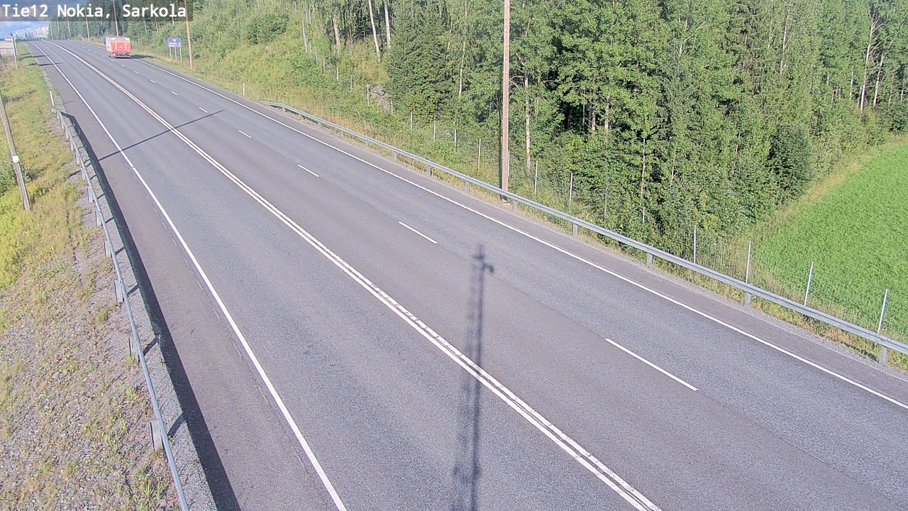Weather Camera Image Road 12 Nokia, Sarkola, Nokia, Pirkanmaa