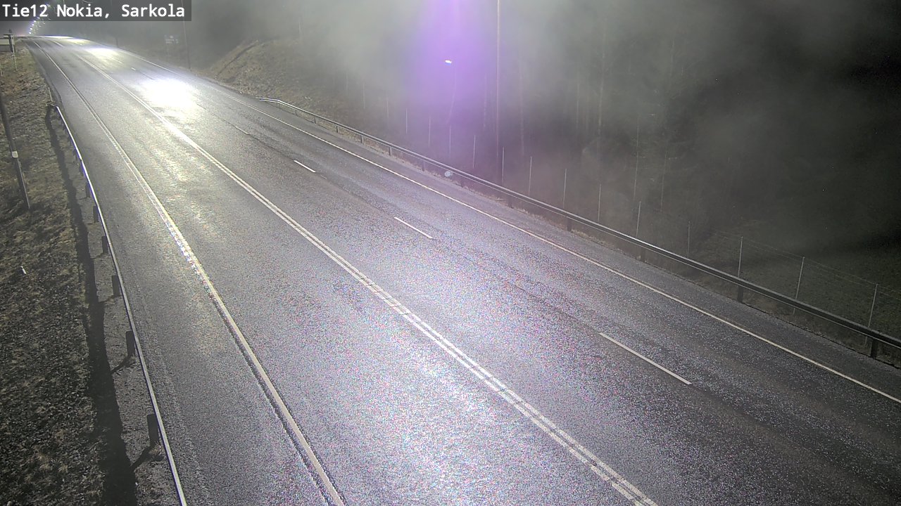 Weather Camera Image Road 12 Nokia, Sarkola, Nokia, Pirkanmaa