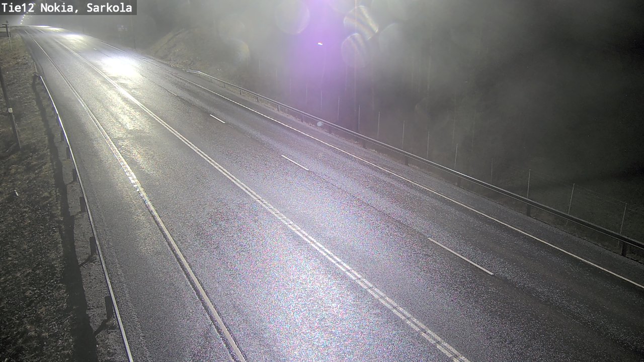 Weather Camera Image Road 12 Nokia, Sarkola, Nokia, Pirkanmaa