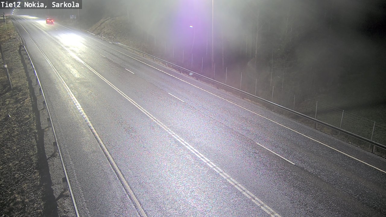 Weather Camera Image Väg 12 Nokia, Sarkola, Nokia, Pirkanmaa