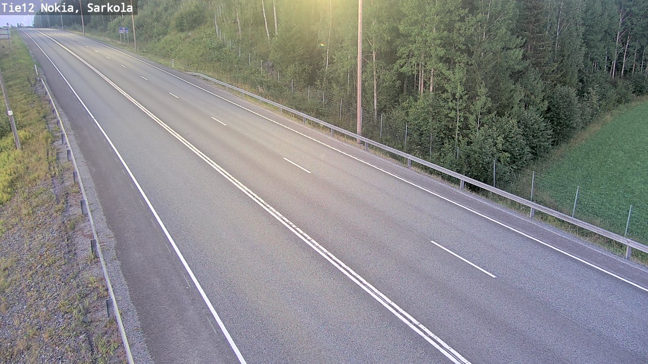 Weather Camera Image Road 12 Nokia, Sarkola, Nokia, Pirkanmaa