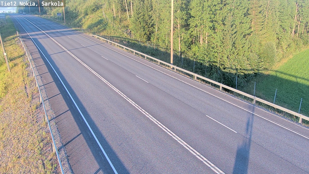 Weather Camera Image Road 12 Nokia, Sarkola, Nokia, Pirkanmaa