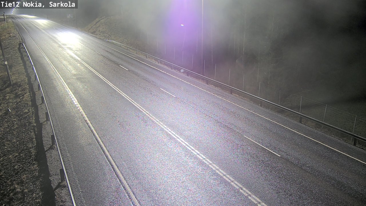 Weather Camera Image Road 12 Nokia, Sarkola, Nokia, Pirkanmaa