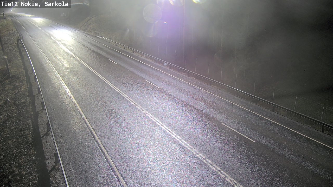 Weather Camera Image Road 12 Nokia, Sarkola, Nokia, Pirkanmaa