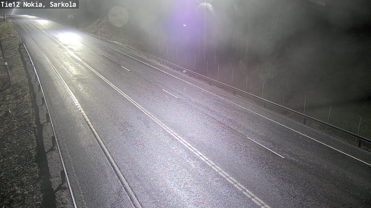 Weather Camera Image Road 12 Nokia, Sarkola, Nokia, Pirkanmaa