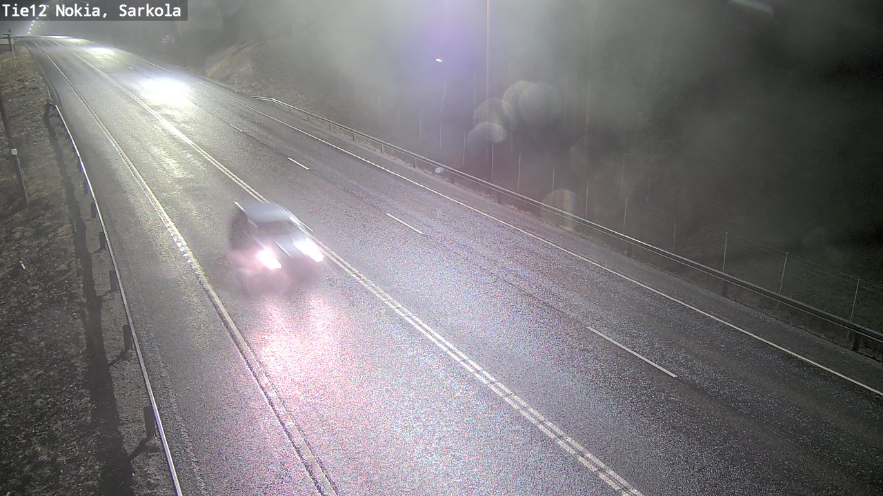 Weather Camera Image Road 12 Nokia, Sarkola, Nokia, Pirkanmaa