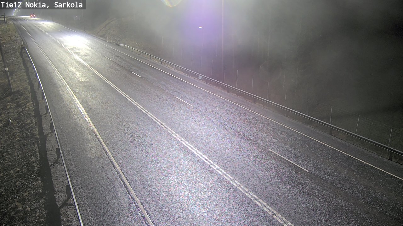 Weather Camera Image Road 12 Nokia, Sarkola, Nokia, Pirkanmaa