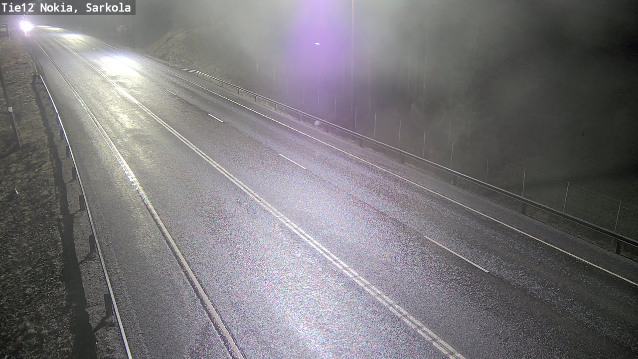 Weather Camera Image Road 12 Nokia, Sarkola, Nokia, Pirkanmaa