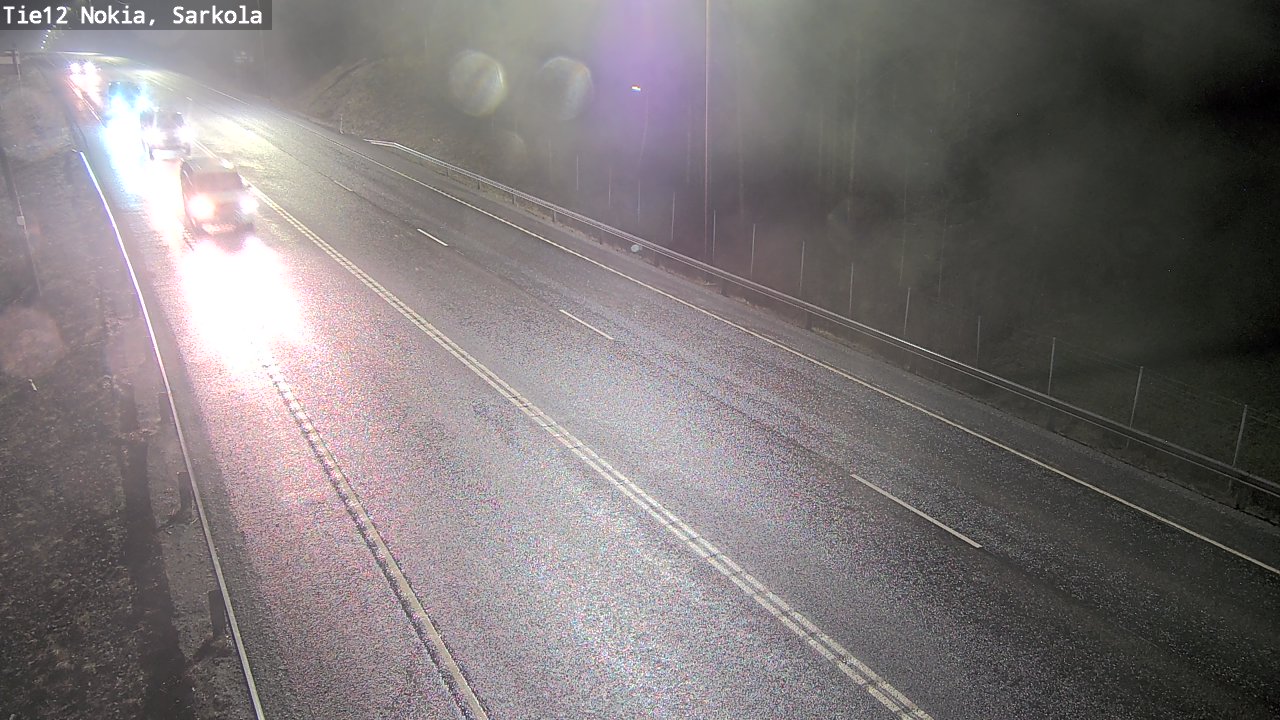 Weather Camera Image Road 12 Nokia, Sarkola, Nokia, Pirkanmaa